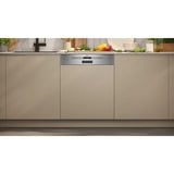 Neff S145EVS04E N50, Spülmaschine edelstahl (gebürstet), 60 cm, Home Connect