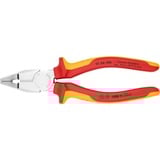 KNIPEX Kombizange 01 06 190 VDE rot/gelb, Griffe isoliert, VDE-geprüft