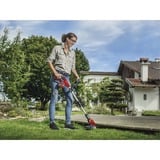 EINHELL Akku-Rasenmäher-Set GE-CM 18/30 + Rasentrimmer GE-CT 18 rot/schwarz, Li-Ionen Akku 4,0Ah