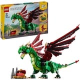 LEGO 31161 Creator 3-in-1 Grüner Drache, Konstruktionsspielzeug 