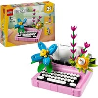 LEGO 31169 Creator 3-in-1 Schreibmaschine mit Blumen, Konstruktionsspielzeug