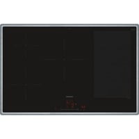 Siemens EX845HVC1E iQ700, Autarkes Kochfeld schwarz/edelstahl, 80 cm, Home Connect