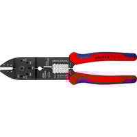KNIPEX Crimpzange 97 21 215 rot/blau, Abisolieren, Crimpen 0,5 - 6,0mm²