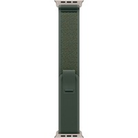 Apple 49 mm Trail Loop, Uhrenarmband grün/titan, Größe S/M