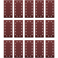EINHELL Q-Stick Schleifblatt-Set für Schwingschleifer, 230 x 115mm 15-teilig, Körnung 40, 120, 180